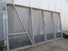 High security steel gate