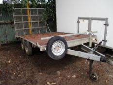 Wessex 12ft beavertailed plant trailer