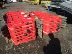 22X PLASTIC ROAD BARRIERS