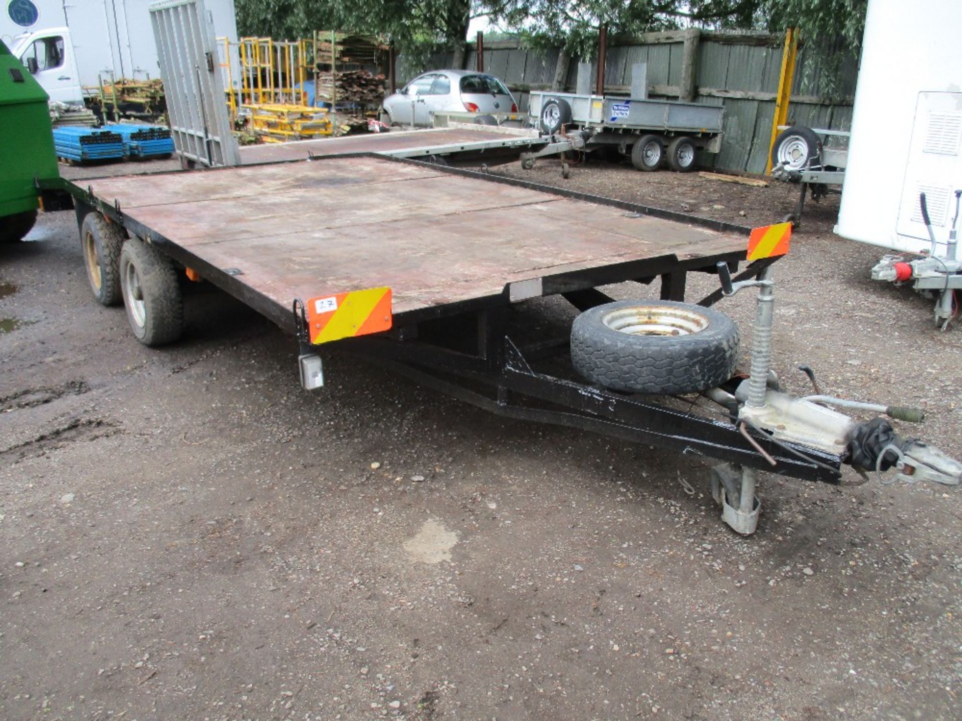 3.5TONNE TWIN AXLED WIDE BODIED BEAVERTAIL PLANT TRAILER