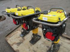 3X BOMAG BT60-4 4 STROKE PETROL ENGINED TRENCH COMPACTORS