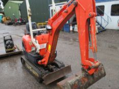 KUBOTA U10-3 MICRO EXCAVATOR YEAR 2012