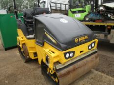 BOMAG BW120AD-5 DOUBLE DRUM ROLLER YEAR 2013 BUILD