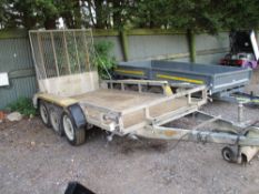 Ifor Williams GP146 triaxle plant trailer