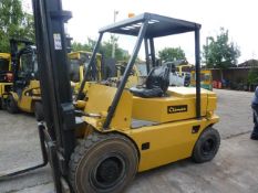 climax 3.5 ton diesel forklift truck with perkins engine