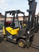 daewoo/doosan g18s 2007 forklift truck 6mtr 3 stage triple mast side shift