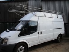 FORD TRANSIT 140T350 HIGH ROOF VAN WITH ROOF RACK