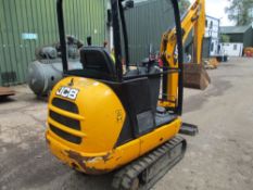 JCB 801-4 rubber tracked mini digger c/w 1no. Bucket