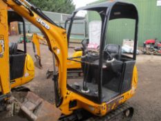 JCB 801-4 mini digger year 2011 1NO BUCKET