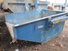 Conquip crane mounted concrete boat skip