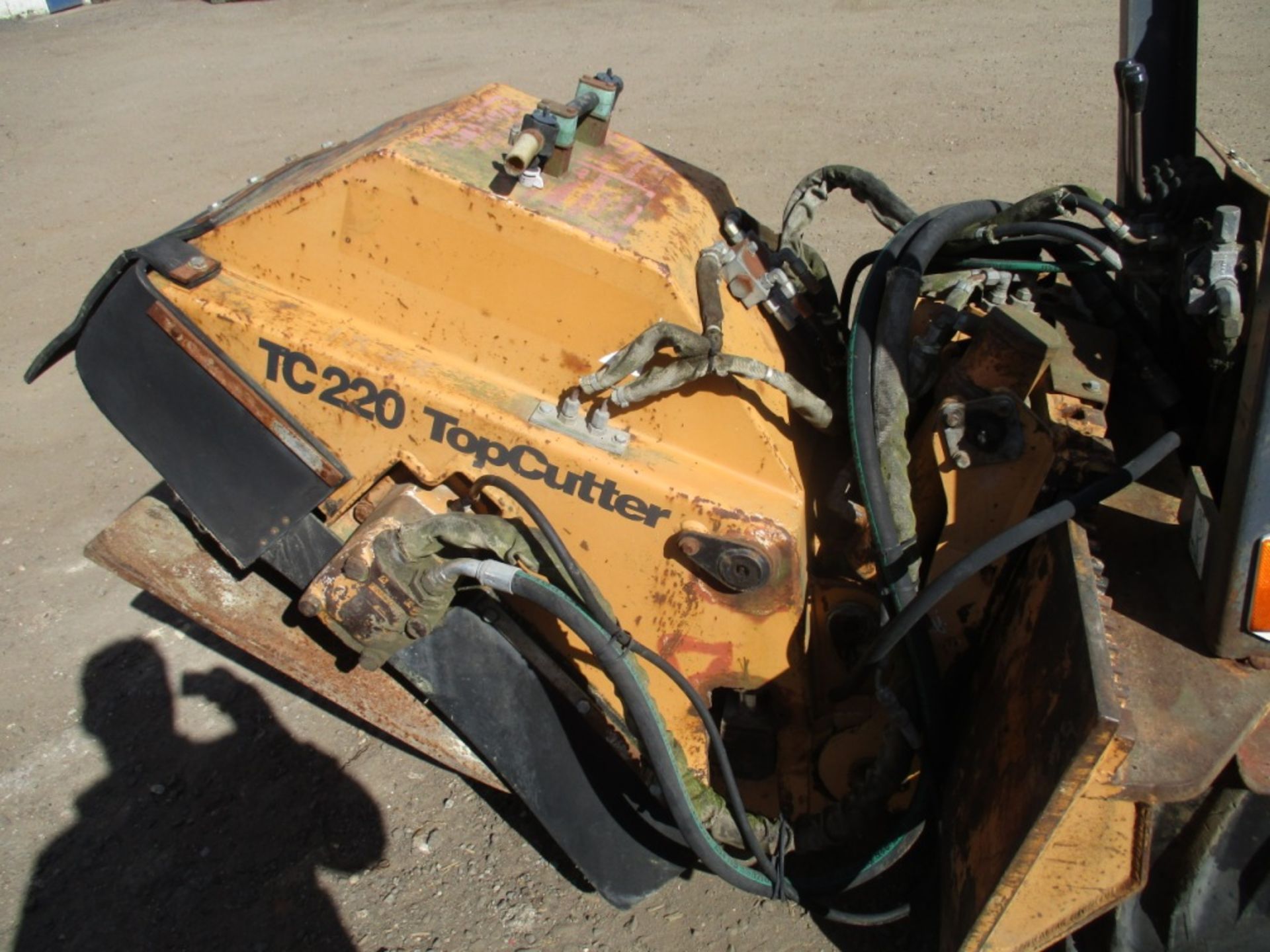 Case Topcutter TC220 toothed wheel trencher - Image 6 of 10