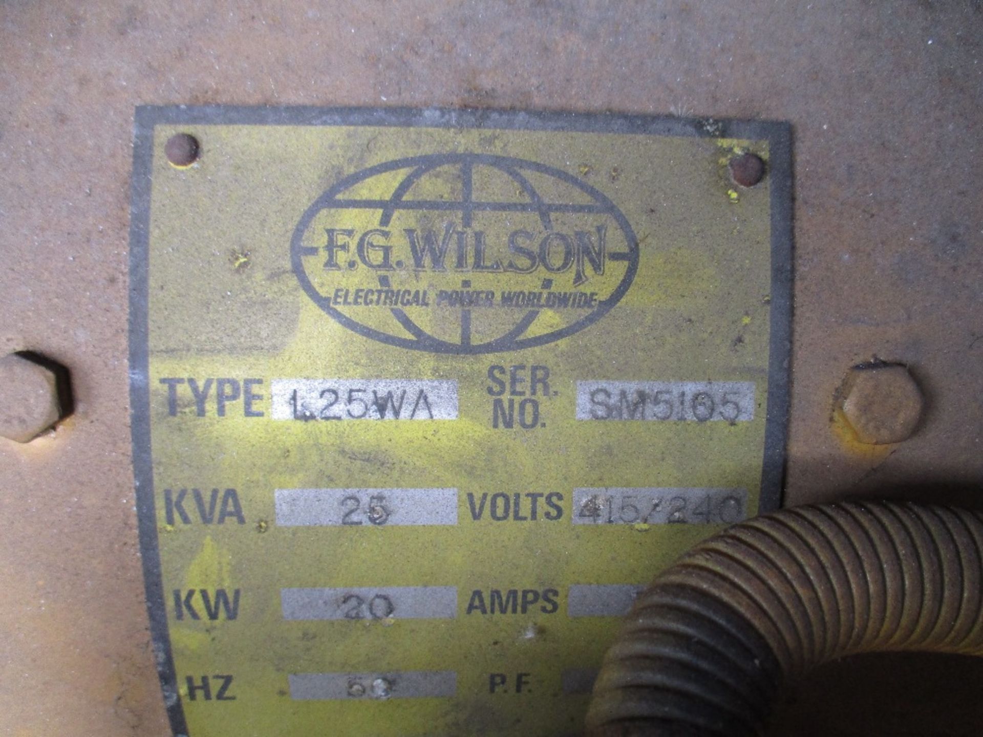 25KVA FG WILSON GENERATOR - Image 2 of 3