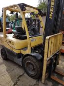 Hyster h3.0 forklift year 2006, 3 ton diesel, side shift