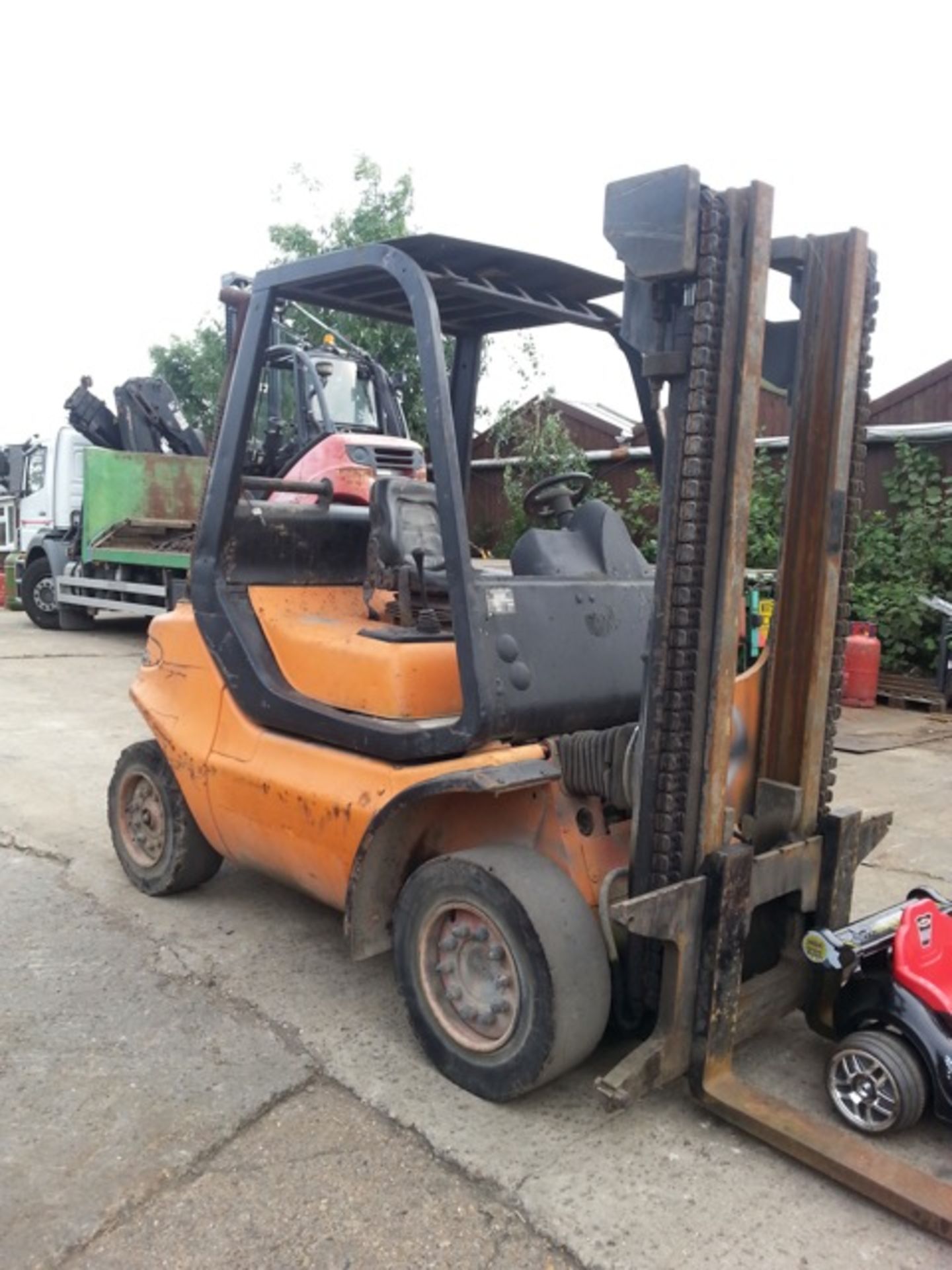 linde h40d 4 ton diesel forklift truck