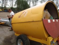 Single axled 500 gallon bunded diesel bowser