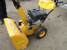 PETROL ENGINED SNOW BLOWER, VERY LITTLE USEAGE