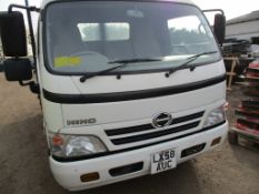 HINO 7.5 TIPPER TRUCK FIRST REGISTERED 26/09/2008 TEST JUST EXPIRED AS HAS BEEN STANDING FOR A FEW