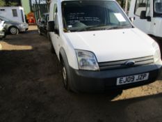 FORD TRANSIT CONNECT PANEL VAN REG: EJ09 JZP