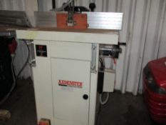 Axminster spindle moulder , sourced from training college