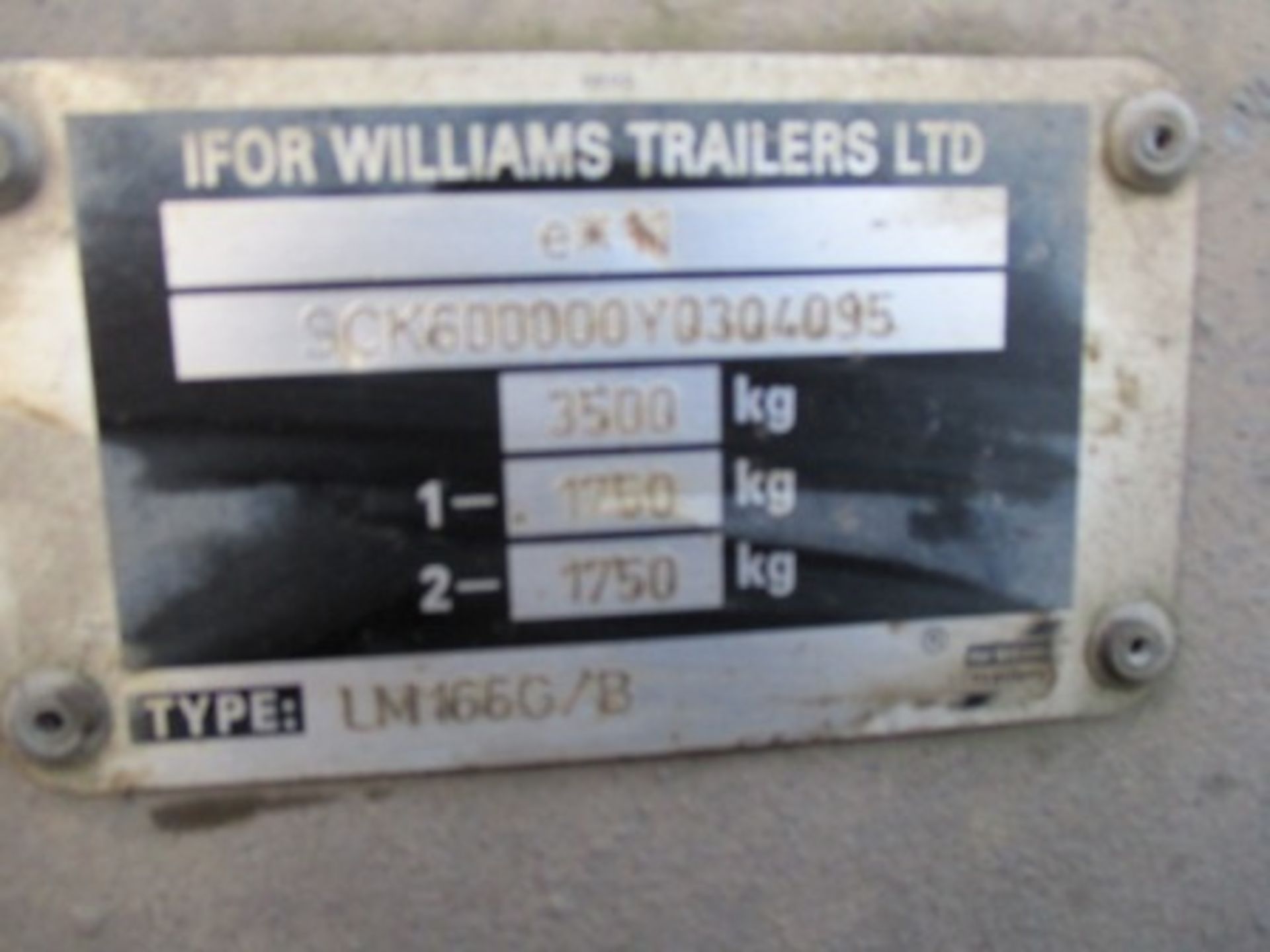 IFOR WILLIAMS LM166 BEAVERTAIL PLANT TRAILER - Image 8 of 8