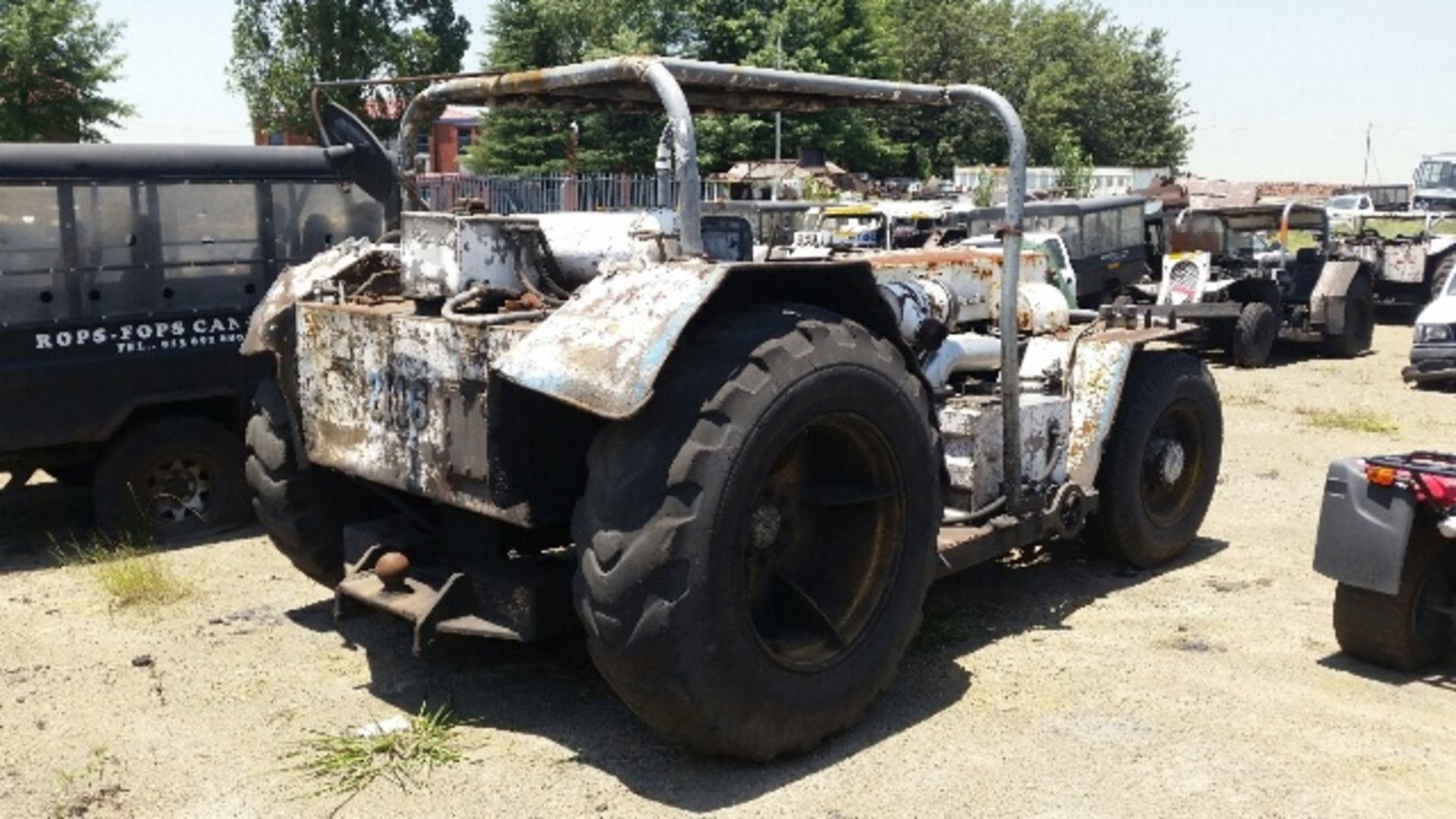 FLAMEPROOF TRACTOR (T9) - NO KEYS - NO PAPERS - Image 6 of 6