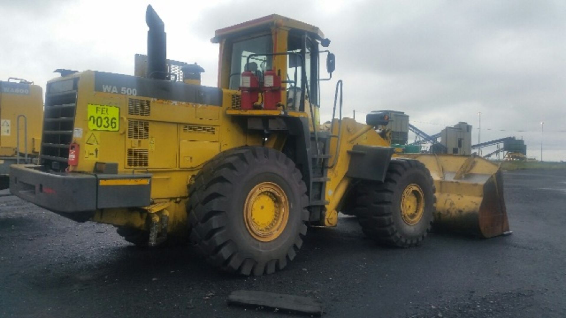 2000 KOMATSU WA500-3 FRONT END LOADER- SERIAL:50778 (LOCATED AT GLENCORE WITCONS COLLIERY) - Image 7 of 8