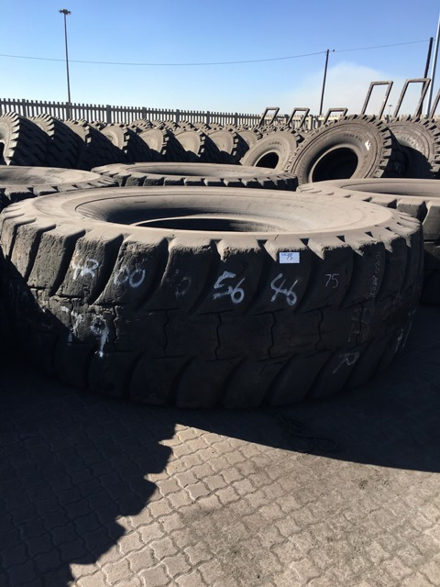 14 X MICHELIN 40.00 R57 TYRES - TO BE SOLD AS ONE LOT (USED) (LOCATED IN MIDDELBURG, MPUMALANGA)