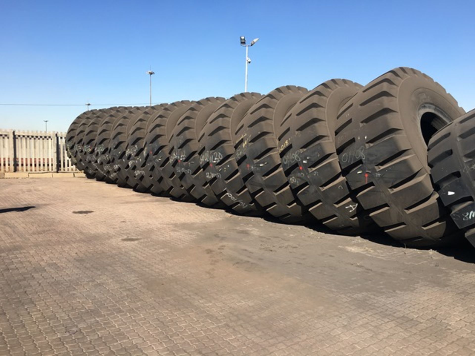 12 X BRONCO 55/80-57 TYRESTO BE SOLD AS ONE LOT (LOCATED IN MIDDELBURG, MPUMALANGA)