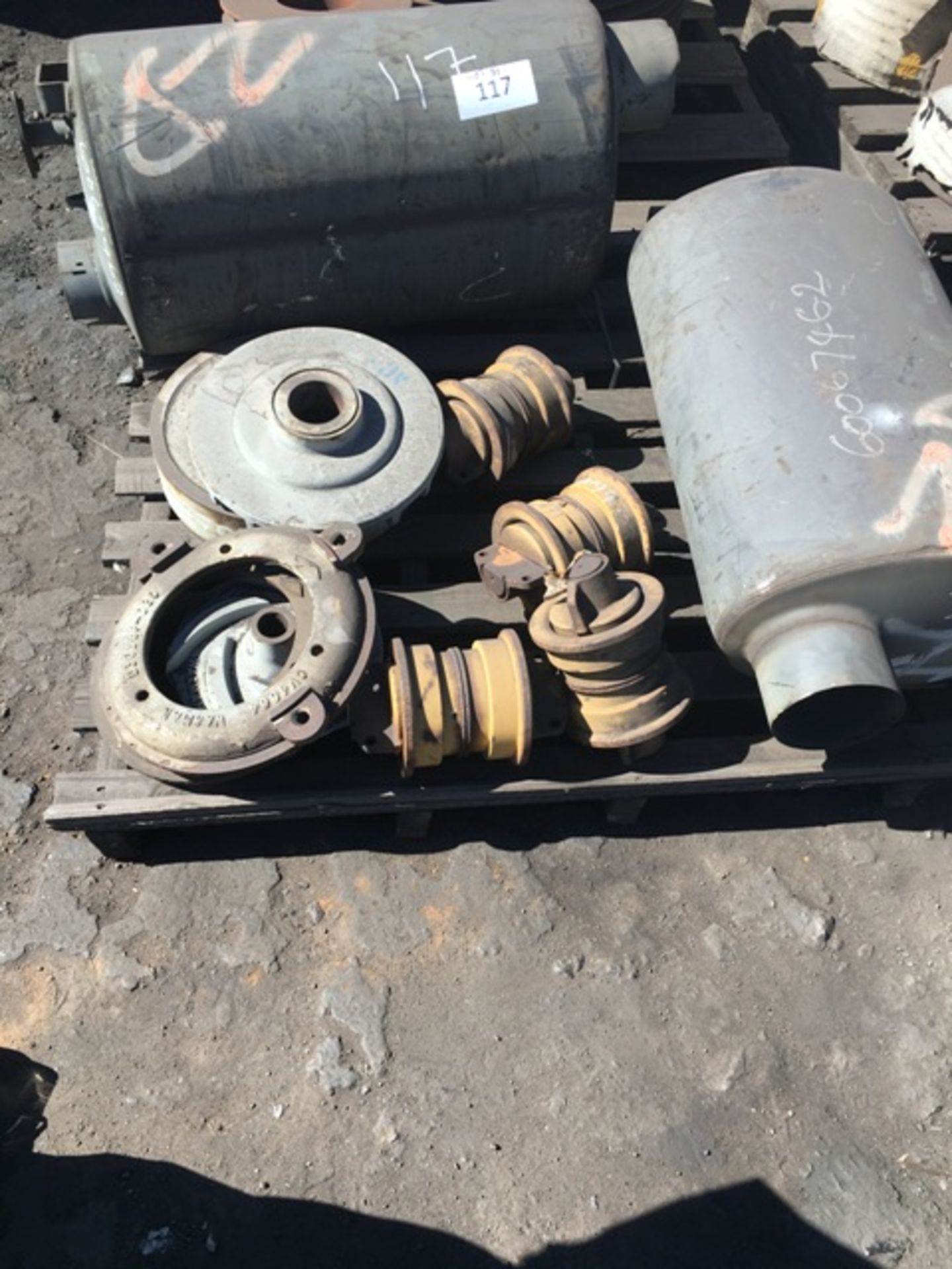 2 X CAT MUFFET EXHAUSTS - TO BE SOLD AS ONE LOT (LOCATED IN MIDDELBURG, MPUMALANGA)