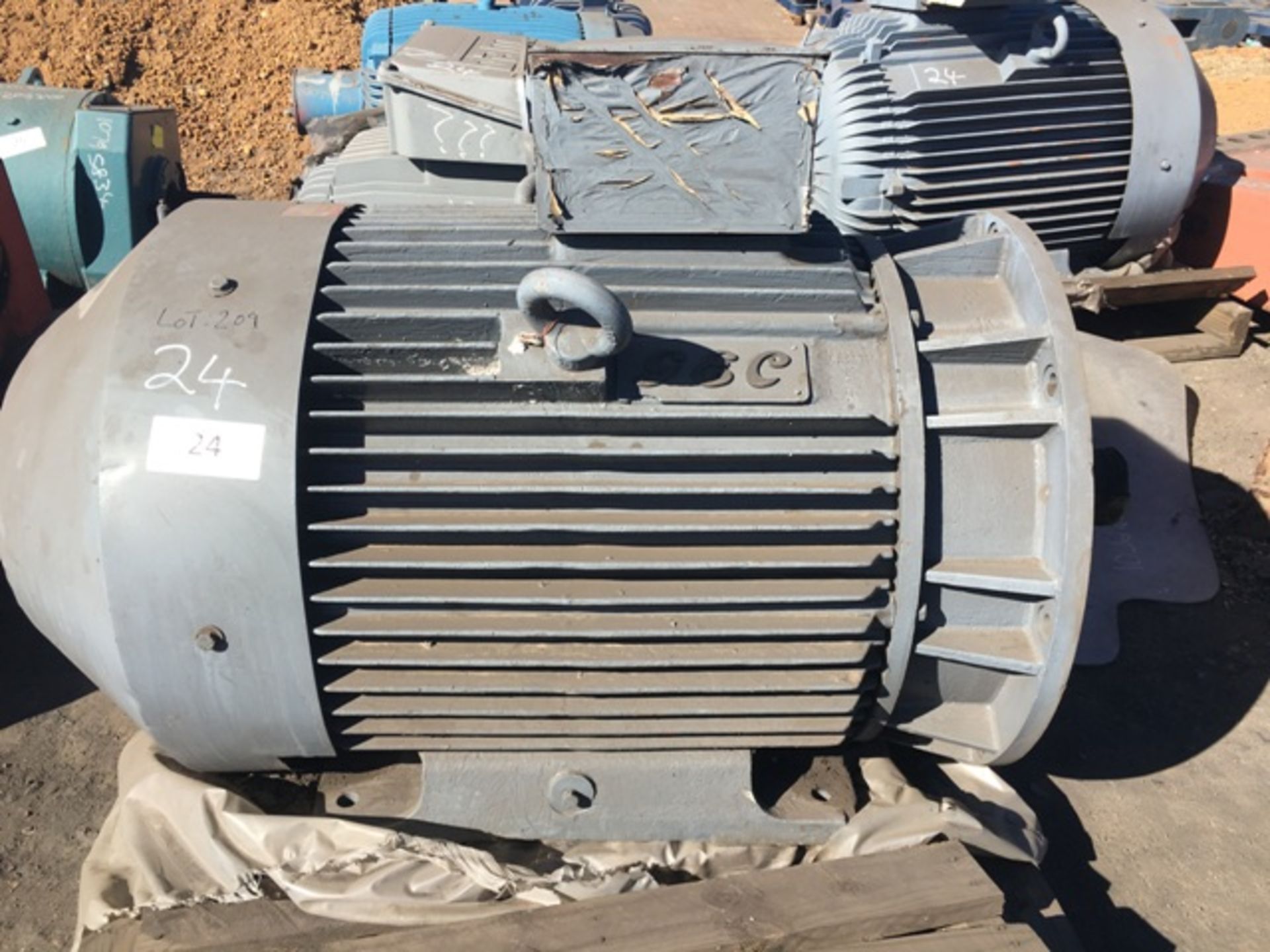 3 X ELECTRIC MOTORS (315KW, 387AMP) TO BE SOLD AS ONE LOT(LOCATED IN MIDDELBURG, MPUMALANGA)