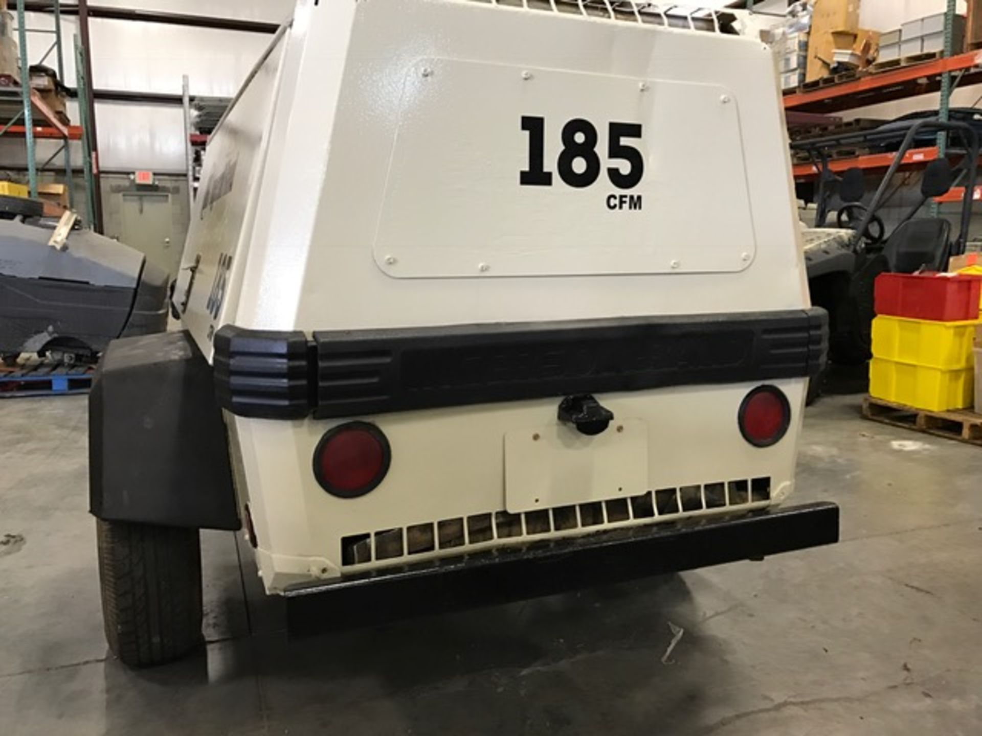 INGERSOLL RAND P185, 1,169 HOURS SHOWING, DIESEL, ADJUSTABLE PINTLE HITCH - Image 4 of 6