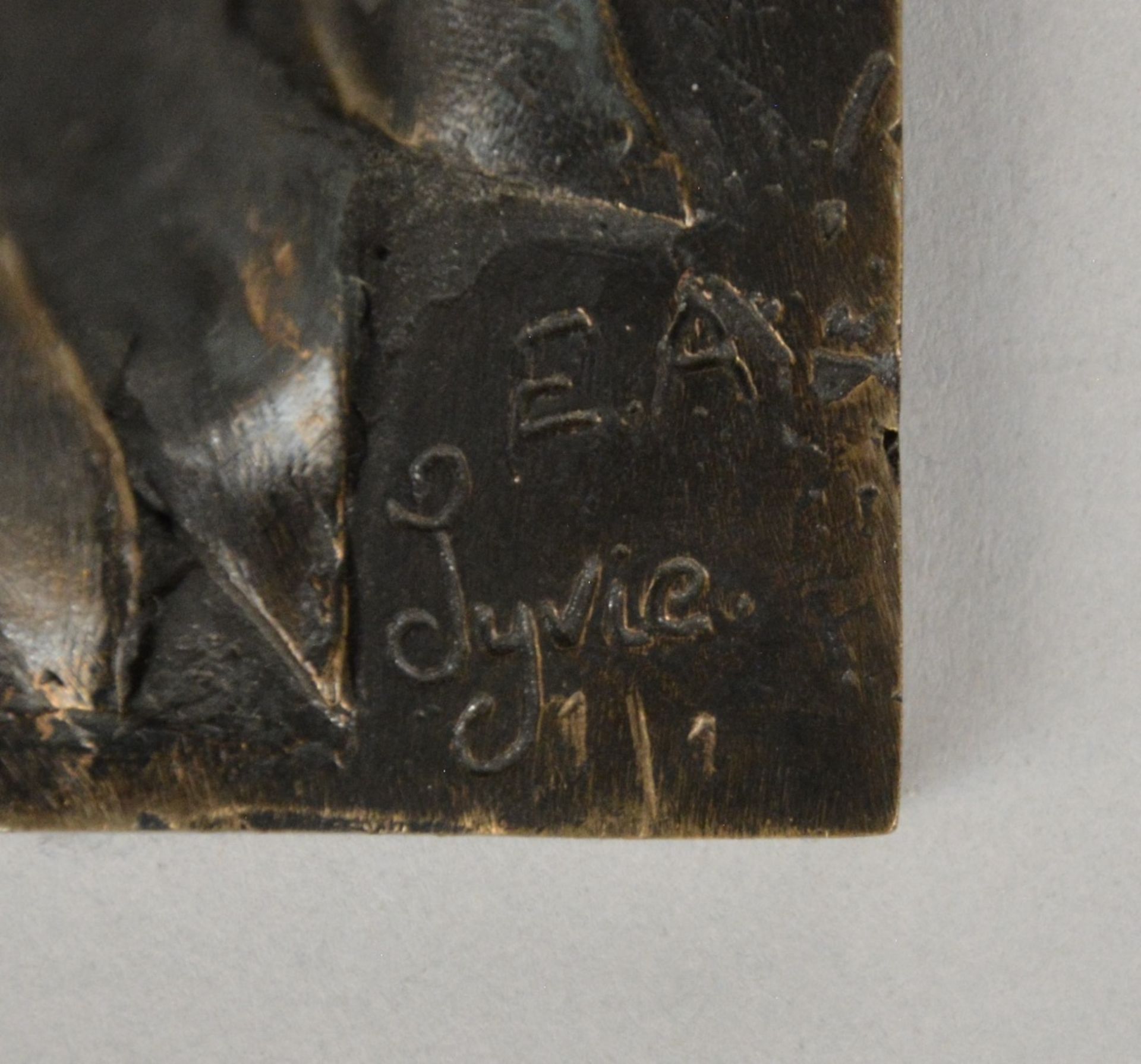 Lyvie (De Sutter), 'Perséphone', bronze, E.A., H 39 cm - Bild 7 aus 8