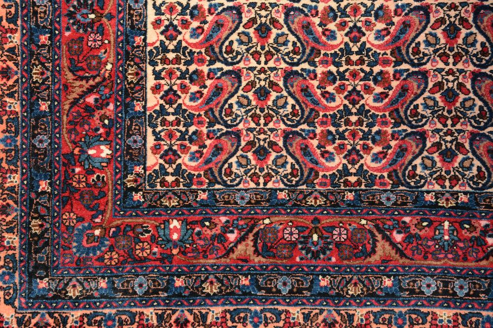 Oriental rug with floral motifs, wool on cotton, 142 x 219 cm - Image 2 of 3