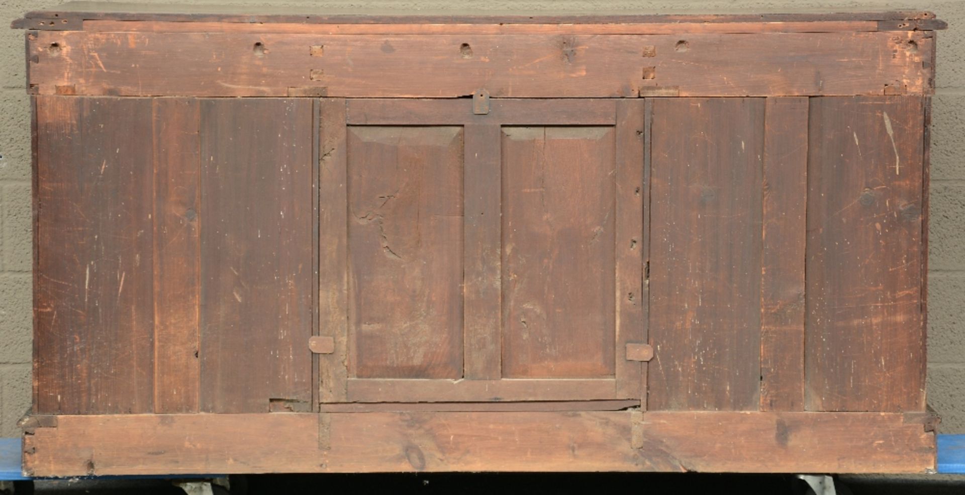 A richly carved oak late Victorian renaissance revival cupboard, H 200 - W 181,5 - D 66,5 cm - Bild 5 aus 6