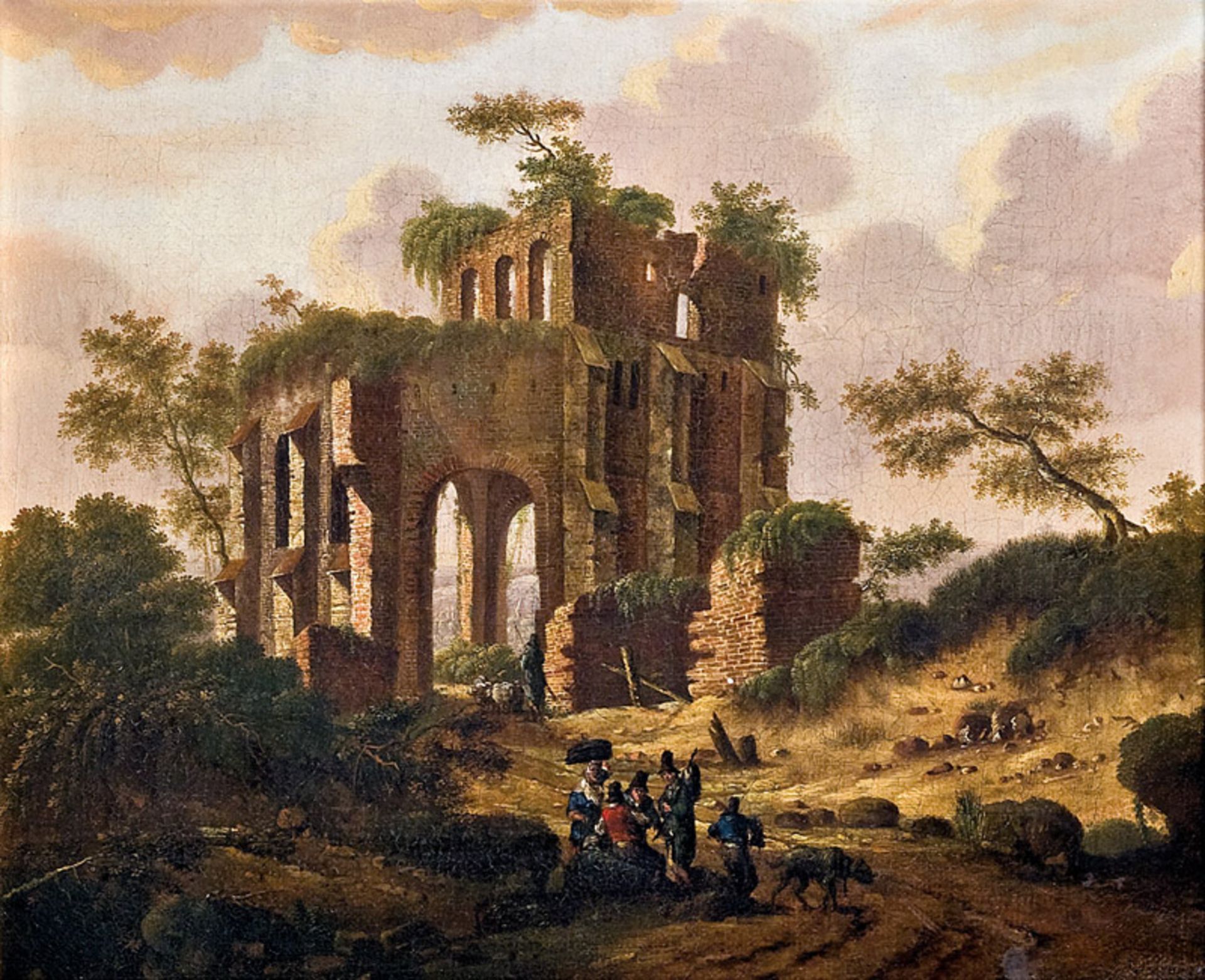 Niederländischer MeisterRuine in einer Landschaft, 17./ 18. Jahrhundert Öl auf Leinwand; 24,5 × 30
