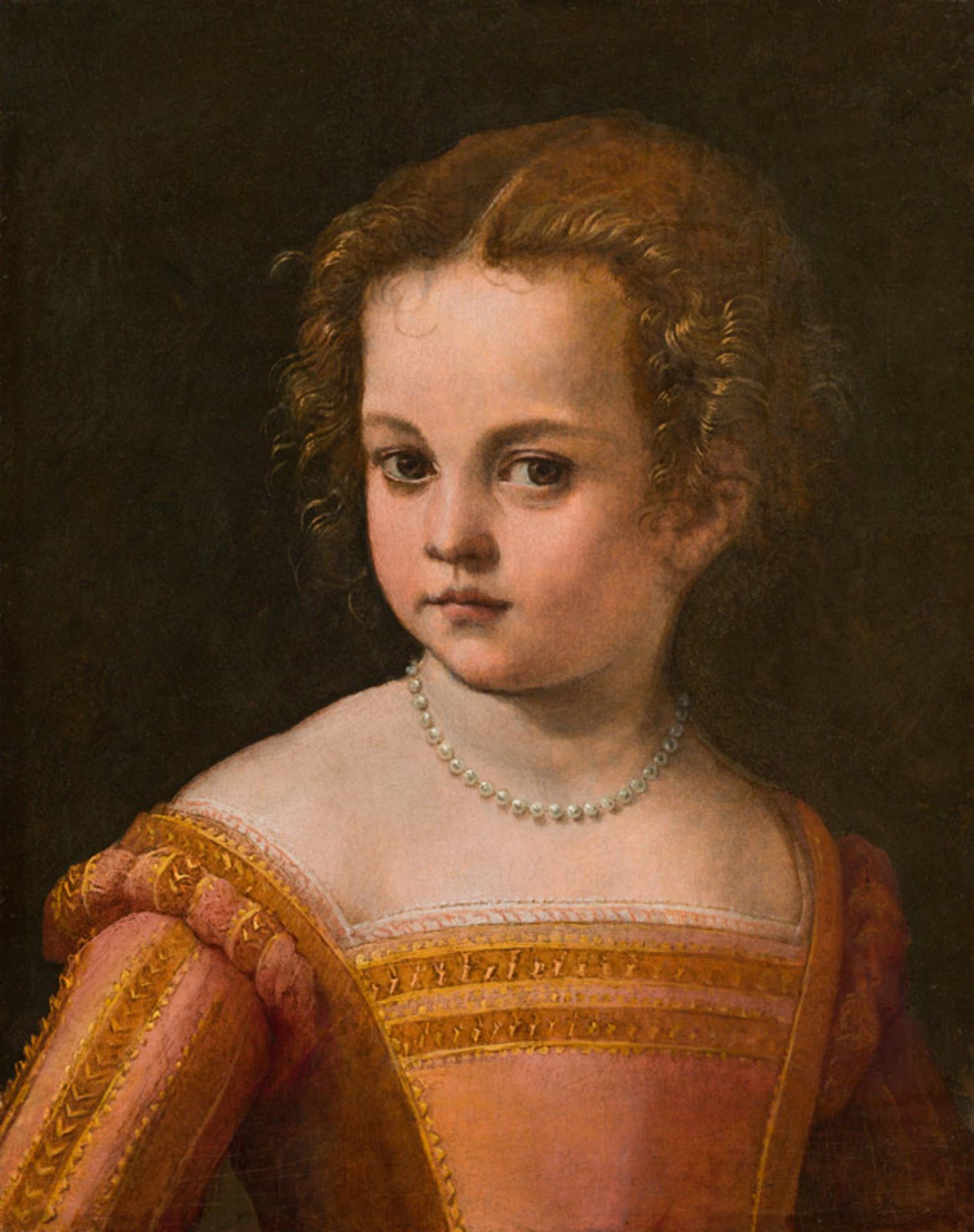 Circle of Paolo Caliari, called Paolo VeronesePortrait of a girl (probably Bianca de' Medici, called