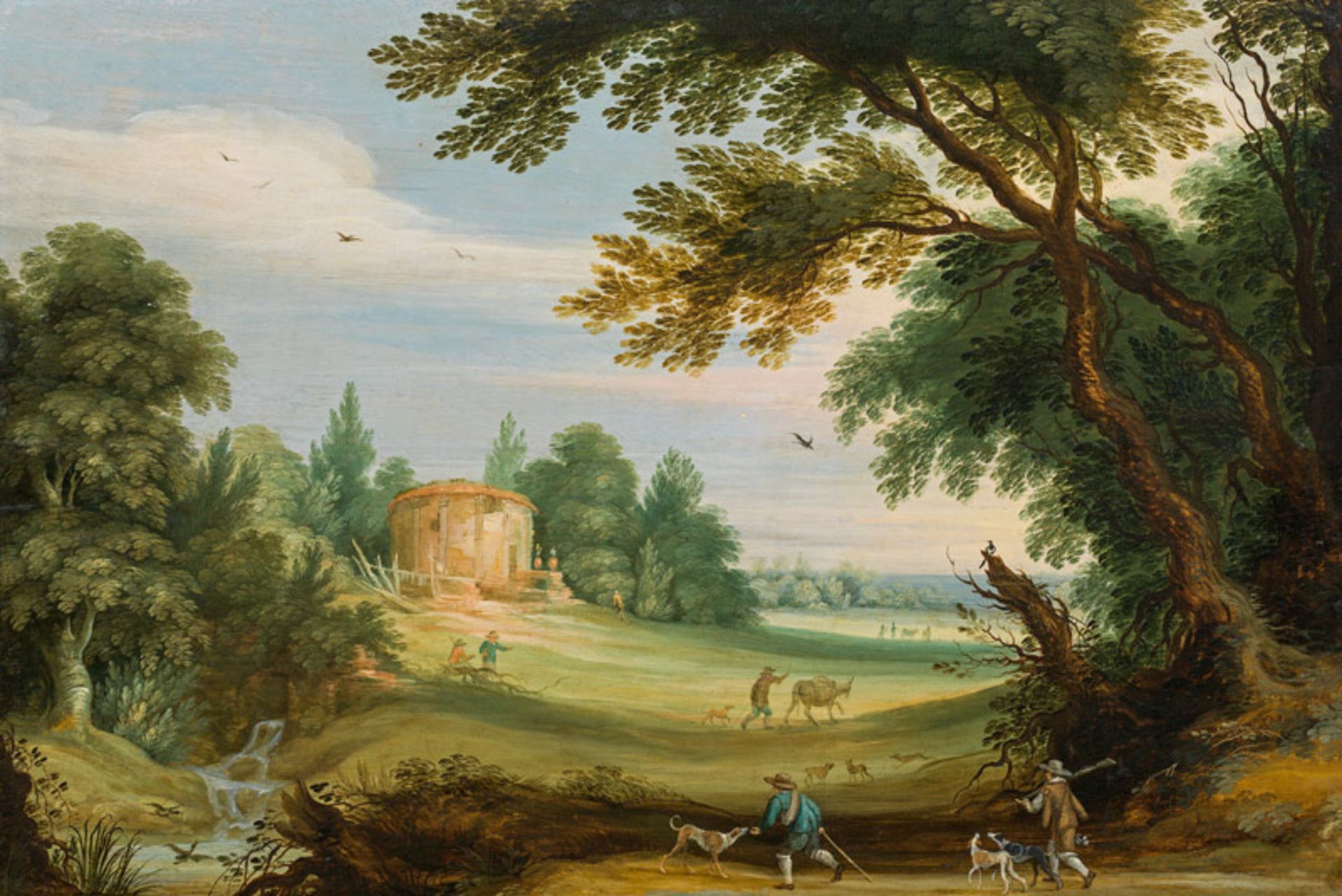 Alexander KeirincxLandscape with a small temple oil on panel, parqueted; 43.5 × 64 cmSale Sotheby's,