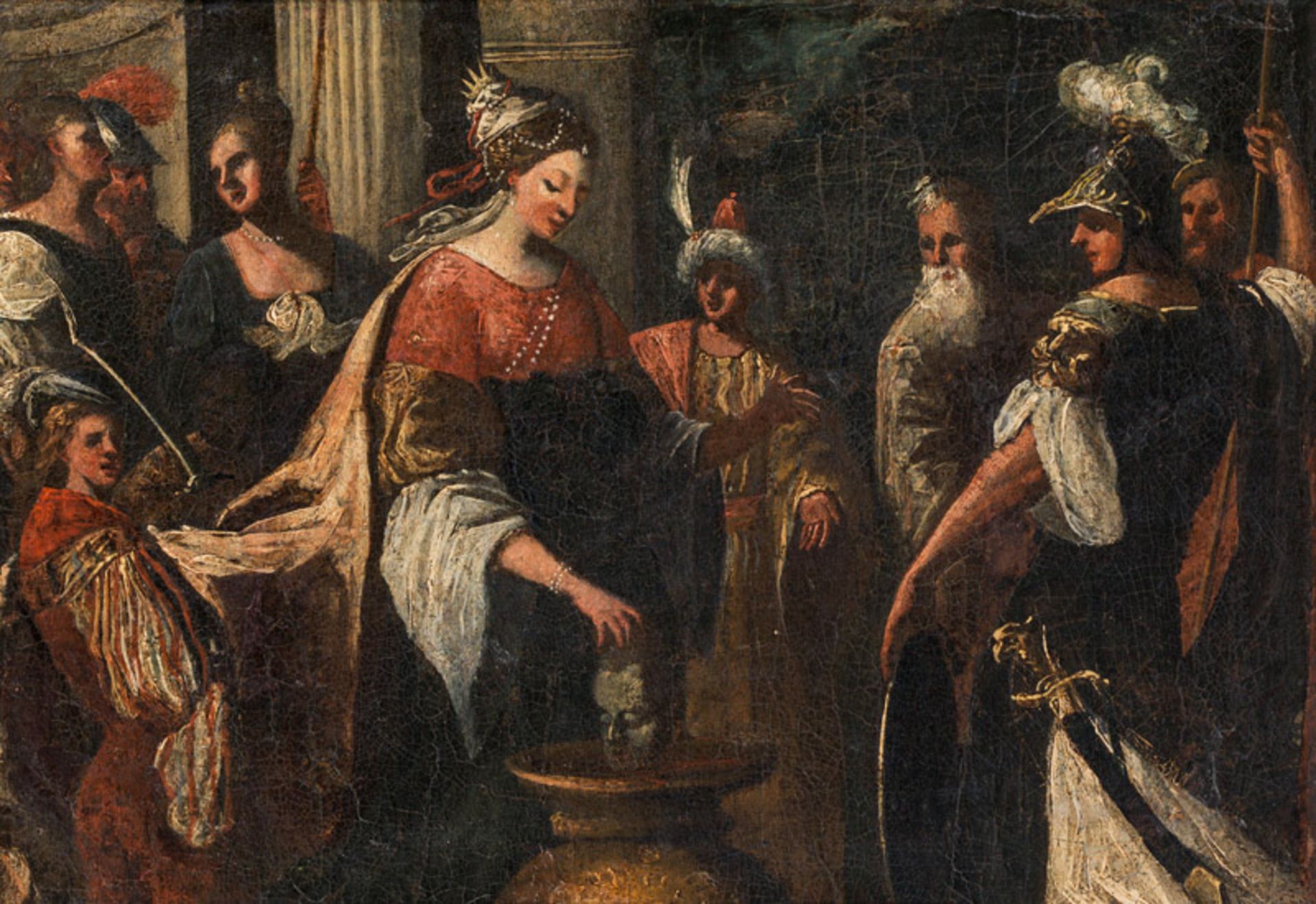 School of FerraraSalome with the head of Saint John the Baptist, 16th/17th century oil on canvas; 30