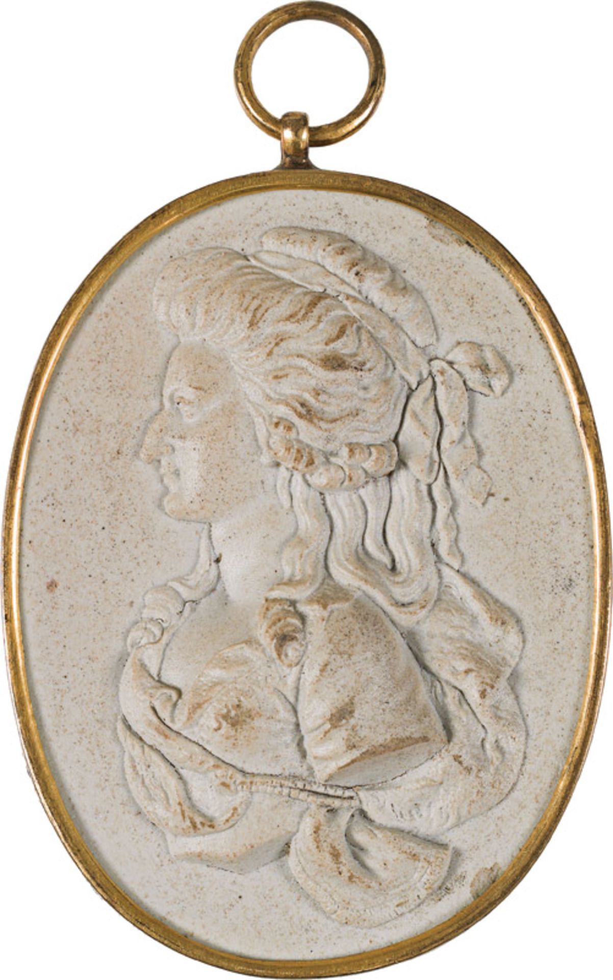 Bust of a woman, 18th century sepiolite; 9 × 6.4 cmViennese private collection Relief "