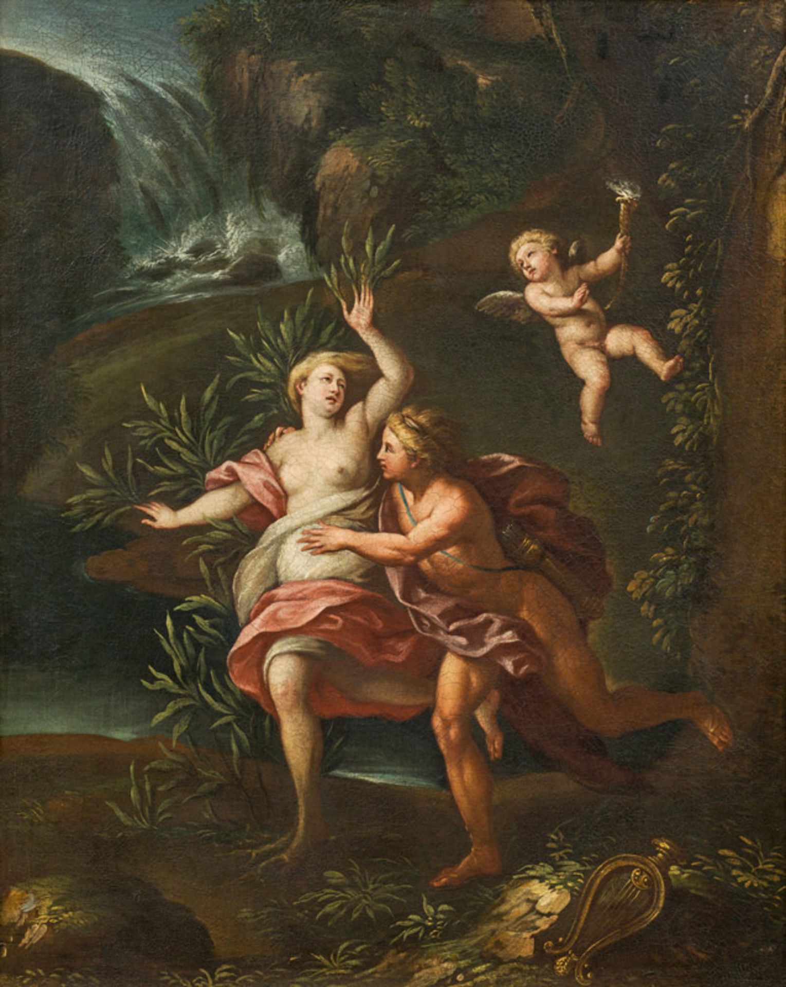 Circle of Carlo MarattiApollo and Daphne oil on canvas; 89.5 × 72.5 cmprivate property, Austria