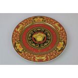 Rosenthal Wandteller MEDUSA von Gianni Versace, Durchmesser 31 cm, Bodenmarke Rosenthal studio-