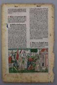 Anthoni KOBERGER (1440 - 1513), Illustrationen zur Deutschen Bibel, gedruckt bei Anton Koberger,