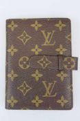 Louis Vuitton Fototasche, braunes Canvas, 11 cm x 15 cm, guter Zustand, ohne Gebrauchsspuren.