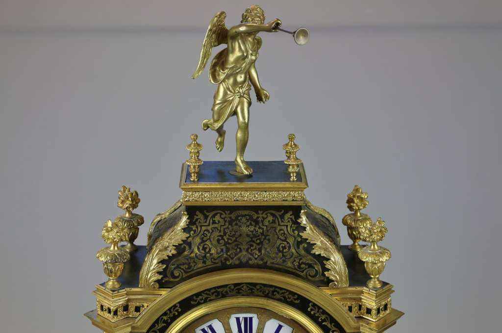 Frankreich, Louis XIV, Pendule in Boulle-Technik um 1700. Gilles Martinot (1658-1726) - - Image 13 of 14