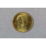 Goldmünze 100 Kronen Österreich Kaiser Franz Joseph 1915, Bruttogewicht: 33,875 g, Feingehalt: 900/