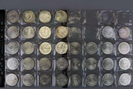 Österreich Münzkonvolut von 34 X 500 Schilling Silbermünzen, verschiedene Jahrgänge und
