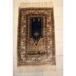 Kayseri Türkei, Seide auf Baumwolle, Maße: 137 x 85 cm, überwiegend beige/braun Töne mit