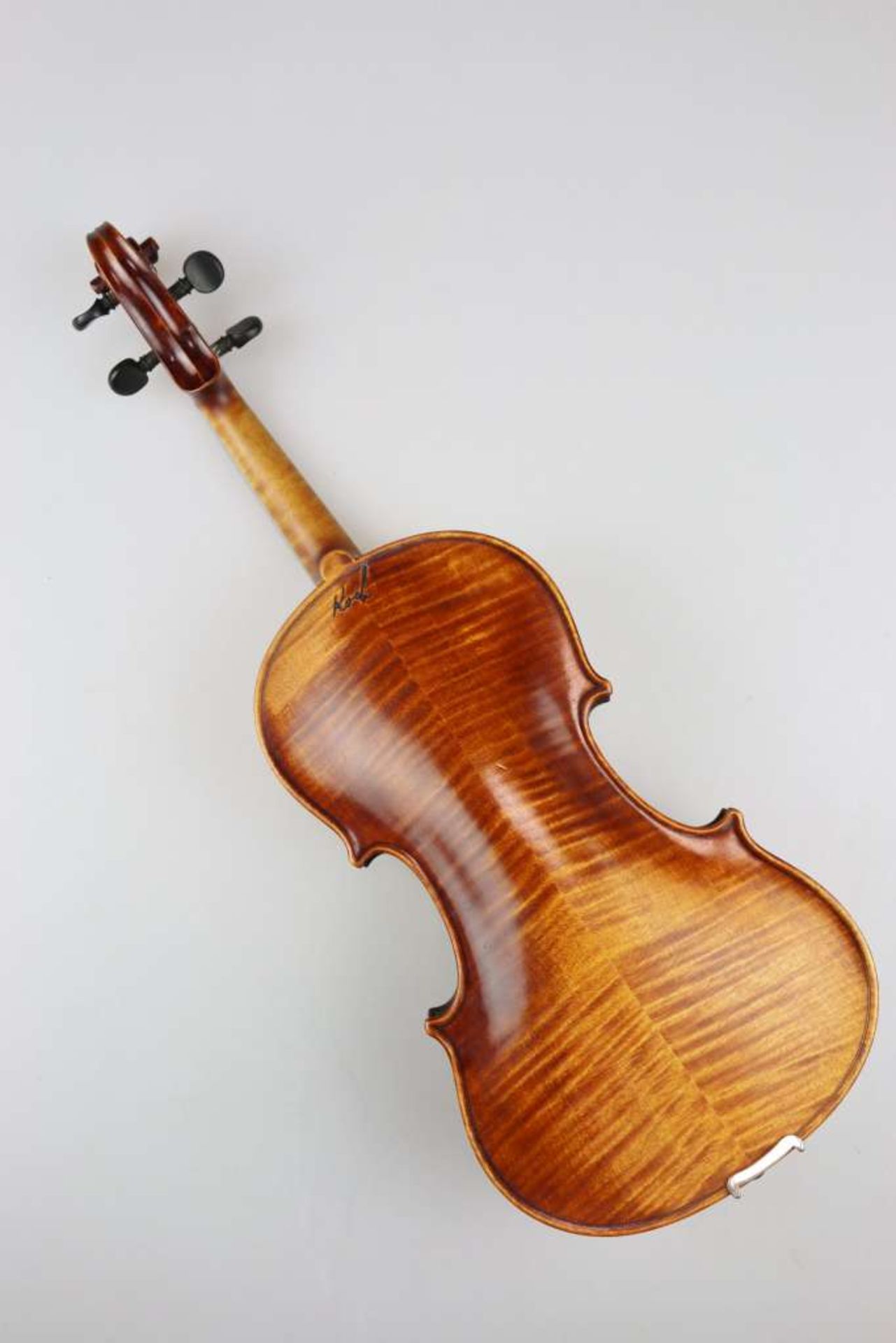 4/4 Geige Professor F.J. Koch / Dresden anno 1923, Nr. 925, rückseitig mit original Brandstempel " - Bild 3 aus 5