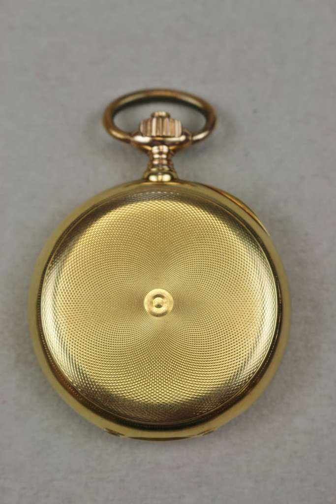 Vacheron Constantin Savonette, Vintage Taschen Uhr. 750er Gelbgold an 585er Gelbgold Uhrenkette. - Image 5 of 9