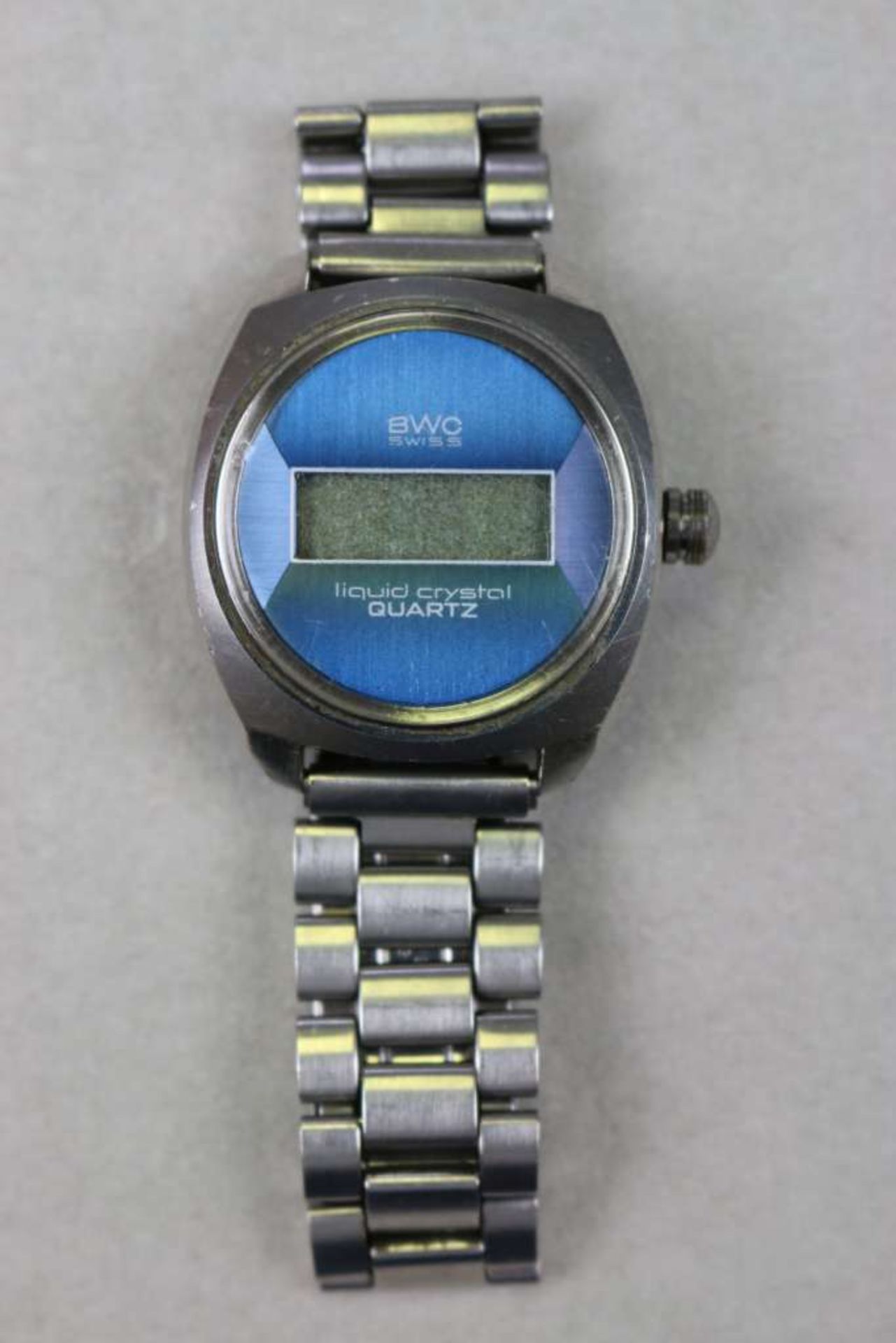 BWC SWISS liquid crystal Quartz Edelstahl-Herren-Armbanduhr. Das Prinzip der Dynamic Scattering